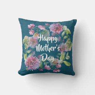 Gepersonaliseerde Moederdag Flowers Kussen