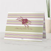 Gepersonaliseerde Moederdag gevouwen Kaart (Achterkant)