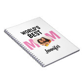Gepersonaliseerde Moederdag Gift, 's Werelds Beste Notitieboek (Rechterzijde)