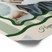 Gepersonaliseerde Moederdag Gift Trendy esthetiek Poster (Hoek)