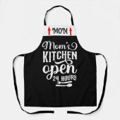 Gepersonaliseerde Moederdag Gift Unieke keuken Sch Schort (Voorkant)