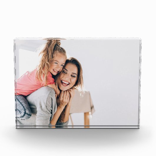 Gepersonaliseerde Moederdag Gift voor Moeder Gift  Fotoblokken (Voorkant)
