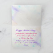 Gepersonaliseerde Moederdag-Kaarten met uw bericht Kaart (Binnen)