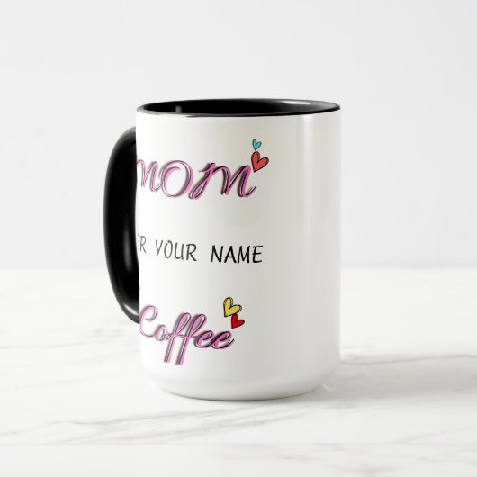 Gepersonaliseerde Moederdag Mok – Custom Gift voor (Voorkant links)