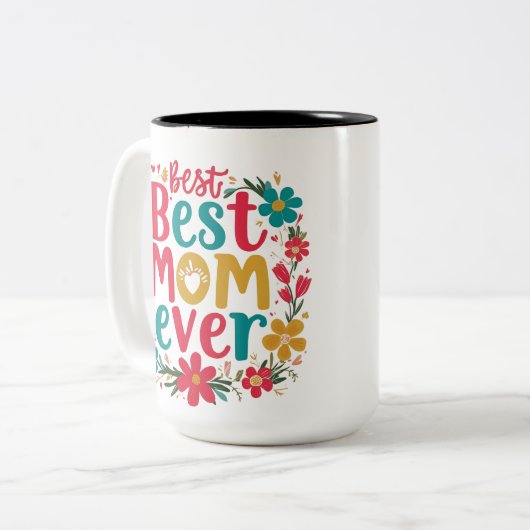 Gepersonaliseerde Moederdag Mok – Custom Gift voor (Voorkant links)