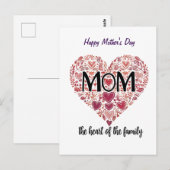 Gepersonaliseerde Moederdag Mok – Custom Gift voor Briefkaart (Voorkant / Achterkant)