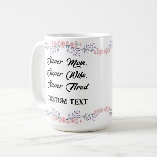 GEPERSONALISEERDE MOEDERDAG NAAM MOK (Voorkant links)