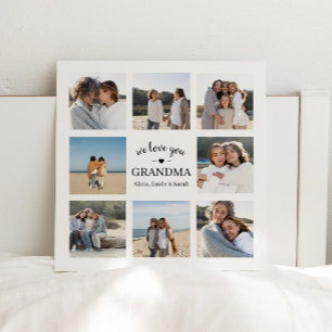 Gepersonaliseerde Moederdag Oma Fotoplaque Fotoplaat