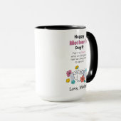 Gepersonaliseerde Moederdag pandemie Grappig Mok (Voorkant rechts)