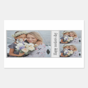 Gepersonaliseerde Moederdag Photo Collage Stickers