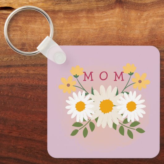 Gepersonaliseerde moederdag Sleutelhanger (Voorkant)