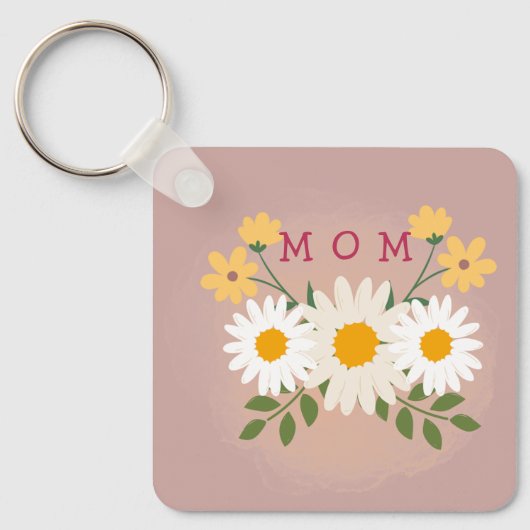 Gepersonaliseerde moederdag Sleutelhanger (Voorkant)