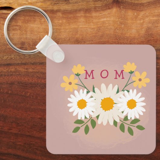 Gepersonaliseerde moederdag Sleutelhanger (Voorkant)
