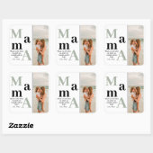 Gepersonaliseerde Moederdag Sticker – Foto & Beric (Vel)