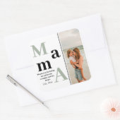 Gepersonaliseerde Moederdag Sticker – Foto & Beric (Envelop)