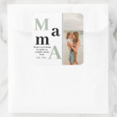 Gepersonaliseerde Moederdag Sticker – Foto & Beric (Tas)