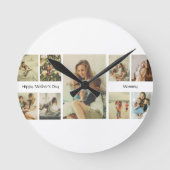 Gepersonaliseerde Moederdag wandklok (Voorkant)