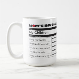 Gepersonaliseerde Moederfactuur - Familiefoto's Koffiemok