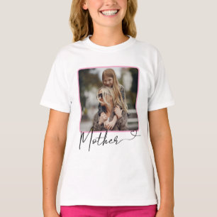 Gepersonaliseerde Moederfoto T-shirt