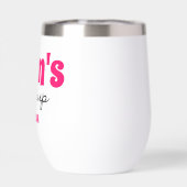 Gepersonaliseerde Moeder's Sippy Cup Wijn Tumbler (Achterkant)