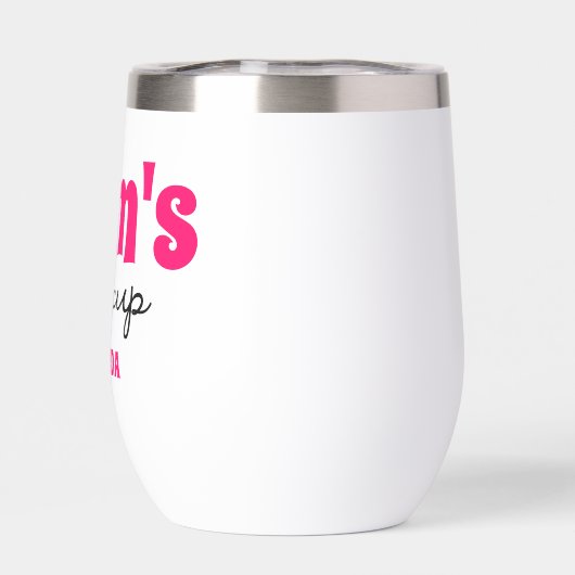Gepersonaliseerde Moeder's Sippy Cup Wijn Tumbler (Achterkant)