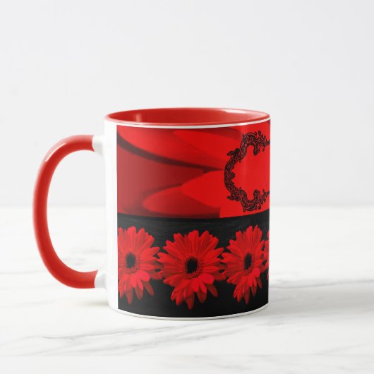 Gepersonaliseerde Mok Gerbera Daisy (Links)