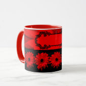 Gepersonaliseerde Mok Gerbera Daisy (Voorkant links)