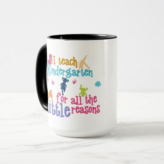 Gepersonaliseerde Mok Kindergarten (Voorkant links)