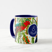 Gepersonaliseerde Mok Koning Parrot Pattern (Voorkant links)