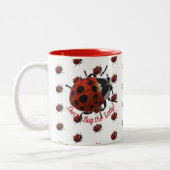 Gepersonaliseerde Mok Ladybug (Links)