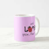 Gepersonaliseerde mok met cadeau voor brownie-in-a (Voorkant rechts)
