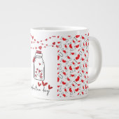 Gepersonaliseerde Mok op Dag van de Valentijn | Ro (Voorkant rechts)