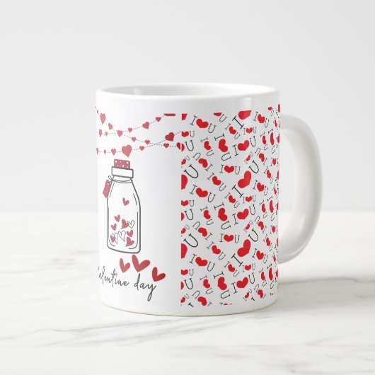 Gepersonaliseerde Mok op Dag van de Valentijn | Ro (Voorkant rechts)