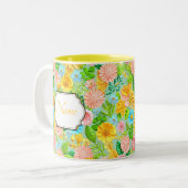 Gepersonaliseerde mok, op maat gemaakte mok, Mok m (Voorkant links)