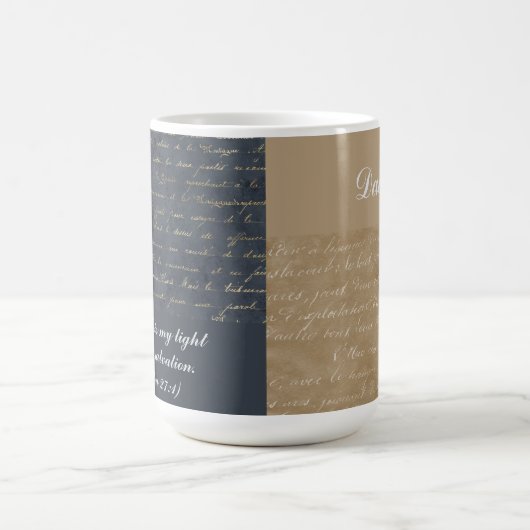 Gepersonaliseerde mok -  script ontwerp (Center)