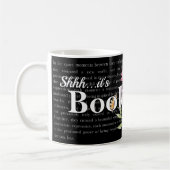 Gepersonaliseerde Mok "Shhh...it's Book Time" (Links)