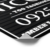 Gepersonaliseerde mok shot borden, vrijgezellenfee poster (Hoek)