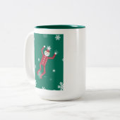 Gepersonaliseerde Mok Snowflake Martzkin (Voorkant links)