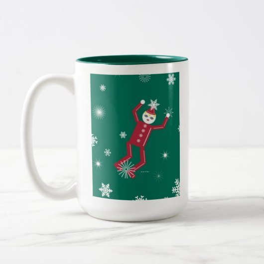 Gepersonaliseerde Mok Snowflake Martzkin (Links)