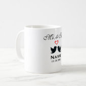 Gepersonaliseerde Mok van de heer en mevrouw Coffe (Voorkant links)