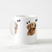 Gepersonaliseerde Mok van het huisdier, Dog Mom Gi (Voorkant links)