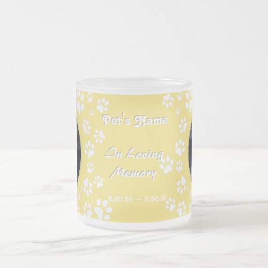 Gepersonaliseerde Mok van het Kat Memorial verf Ge (Center)