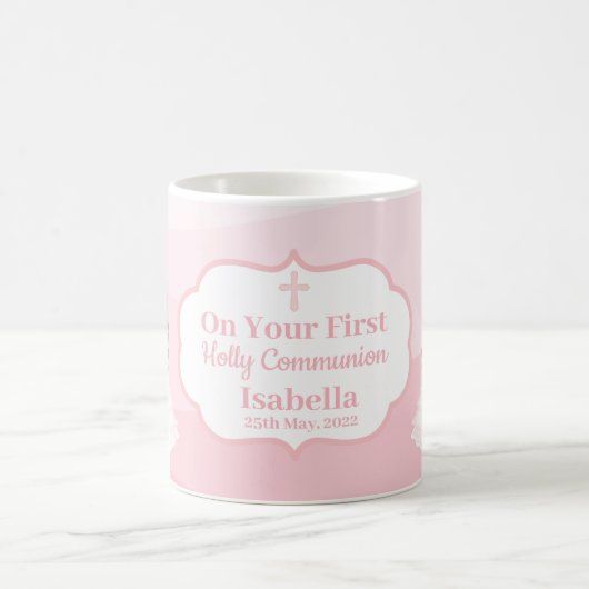 Gepersonaliseerde Mok van het meisje van de Eerste (Center)