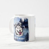Gepersonaliseerde Mok van Siberian Husky Coffee (Voorkant links)