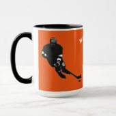 Gepersonaliseerde Mok voor cadeau voor Hockey Play (Links)