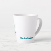 Gepersonaliseerde Mok voor de waardering van leerk (Rechterhoek)