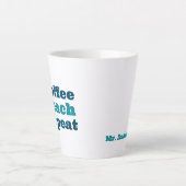 Gepersonaliseerde Mok voor de waardering van leerk (Voorkant)