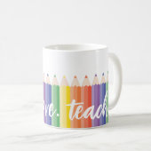 Gepersonaliseerde Mok voor de waardering van leerk (Voorkant rechts)