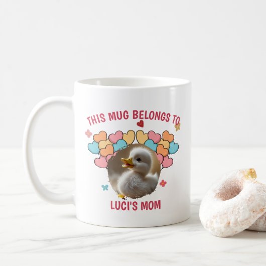 Gepersonaliseerde Mok voor huisdiereigenaren (Met donut)