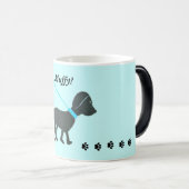 gepersonaliseerde mok zwart lab (Voorkant rechts)